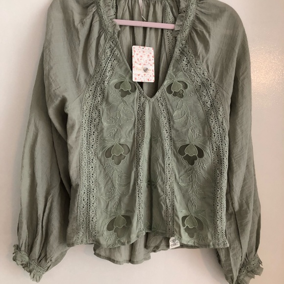 Free People Tops - New  Embroidered Free People very attractive top